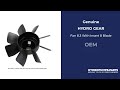 54314 Fan 8.3 With Insert 8 Blade - Hydro-Gear Genuine OEM Part