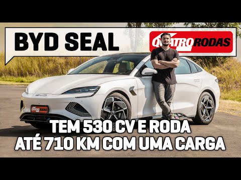 BYD Seal: elétrico de R$ 296.800 anda como Tesla e é mais barato que BMW 320i