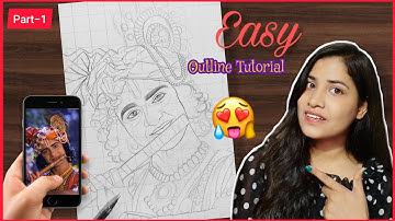How to Draw Sumedh Mudgalkar as Krishna from Radha Krishna Tv Serial / Part-1 | Krishna drawing ❤️