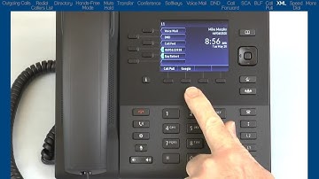 Mitel 6867i Phone: How to Use XML