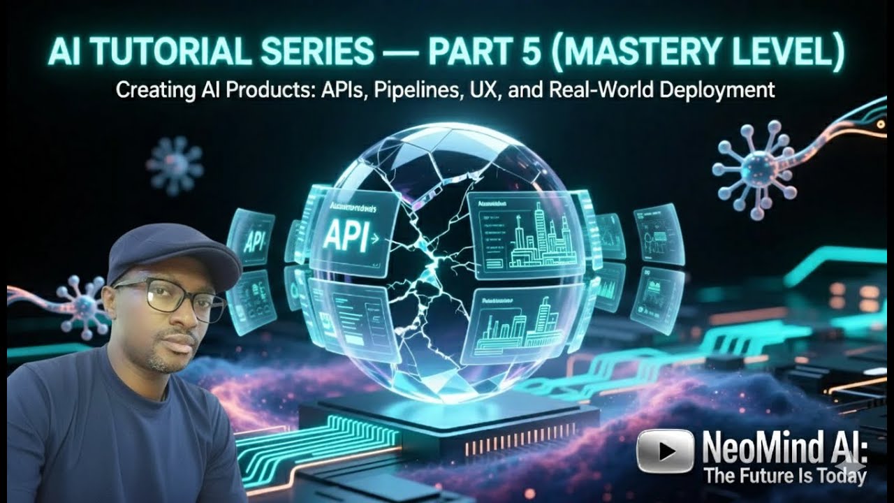 AI TUTORIAL SERIES (PART5 MASTERY LEVEL: Create AI Products: APIs ...