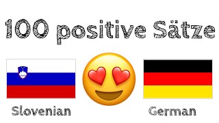 100 positive Sätze +  Komplimente - Slowenisch + Deutsch - (Muttersprachler) screenshot 1