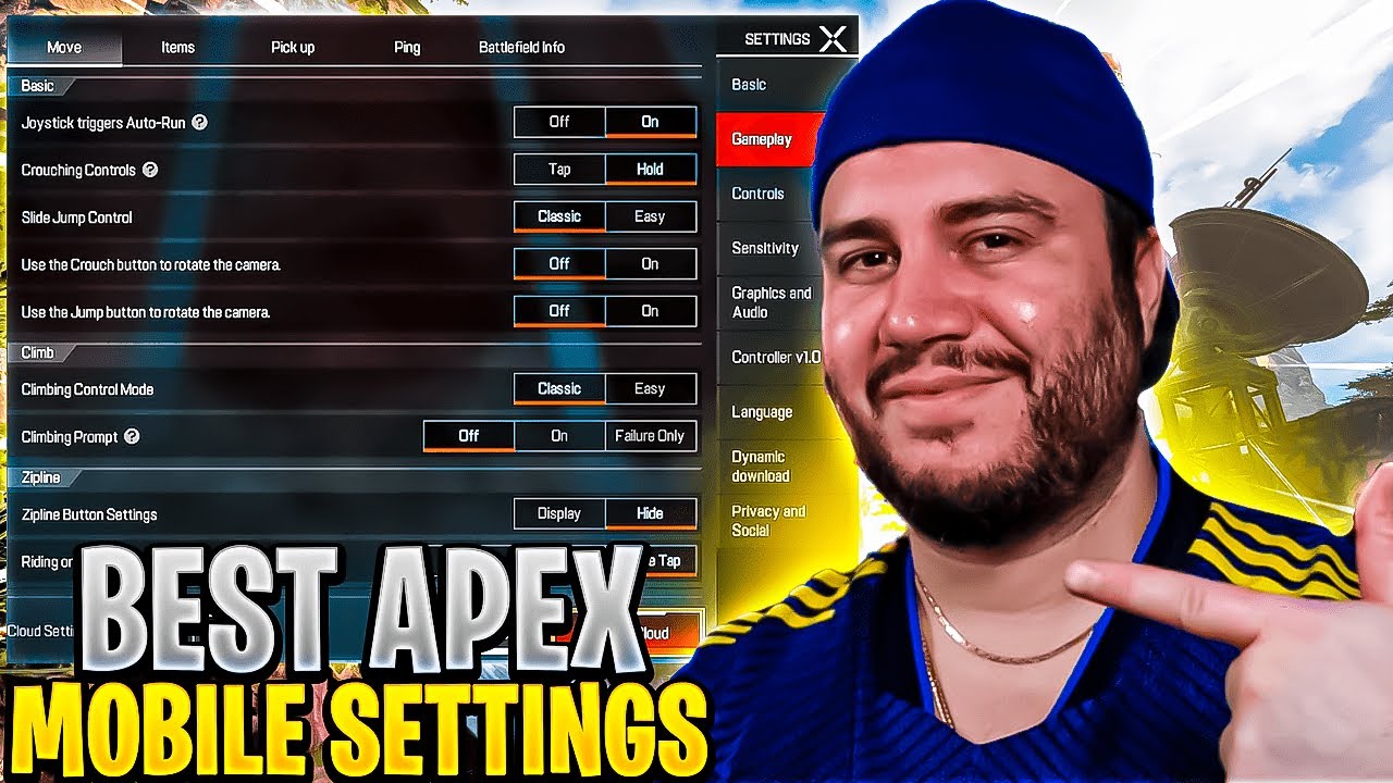 The BEST SETTINGS for APEX LEGENDS MOBILE to Play Like A PRO! YouTube