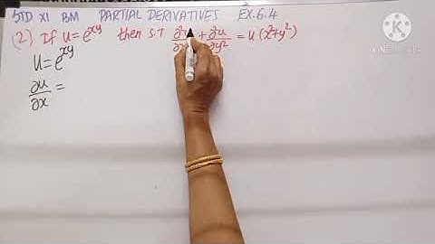 Std11|BM#61| Ex6.4|Business Maths|How to understand partial derivatives & Euler