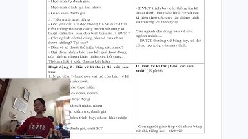 Môn Công Nghệ 8 - Tiết 1- Bài 1 VAI TRÒ CỦA BẢN VẼ KĨ THUẬT TRONG SẢN XUẤT VÀ ĐỜI SỐNG