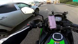 Motorcycle - they just merge into you