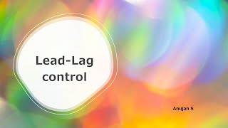 Lead lag control