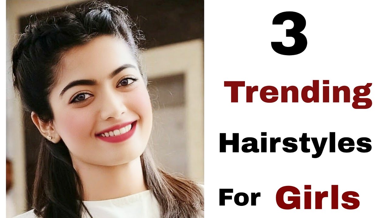 3 New trending hairstyles - Stylish new hairstyle for teenagers| easy ...