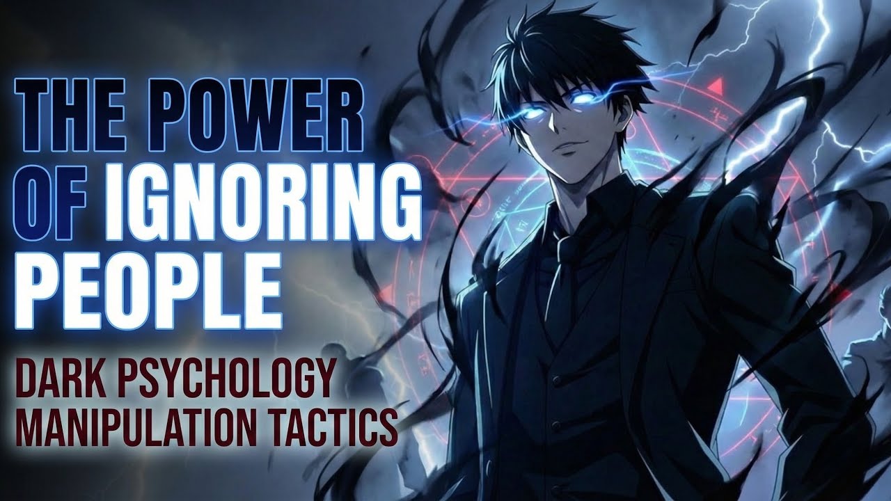 The Power of Ignoring People | Dark Psychology Manipulation Tactics