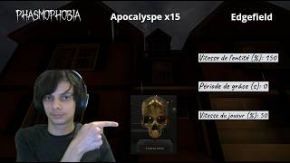Ça se complique un peu ! Défi apocalypse x15 Edgefield - Phasmophobia FR