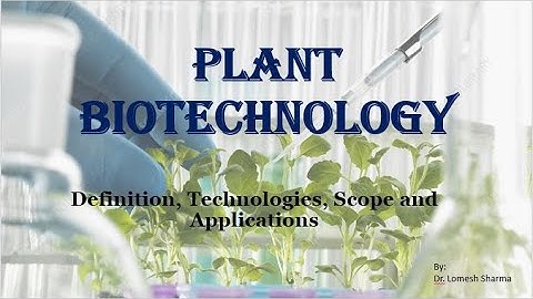 Plant Biotechnology