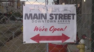 Main Street businesses struggle during Akron construction
