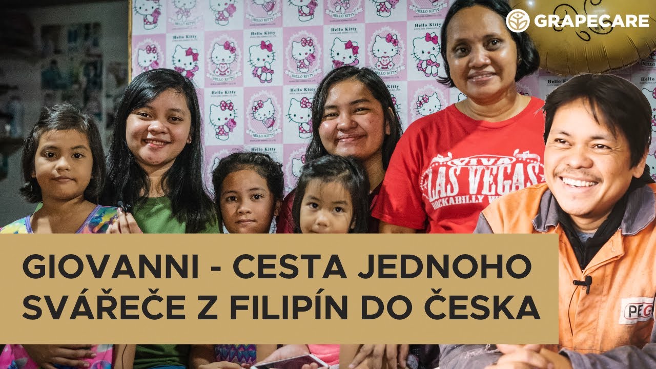 Giovanni - cesta jednoho svářeče z Filipín do Česka | GRAPECARE