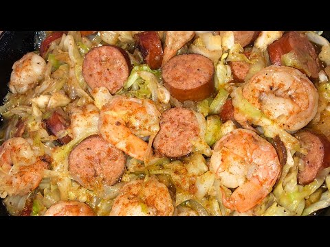 Cutting Up With Bae: How To Make Fried Cabbage with Sausage and Shrimp with Chef Bae