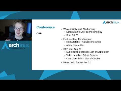 Arch Conf 2020 - Closing Talk: Arch Linux Conf in review