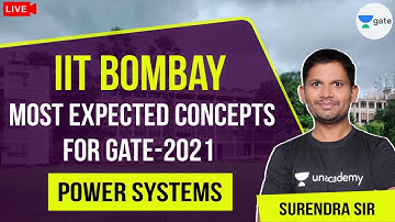 Most Expected Concepts for GATE - 2021 | IIT BOMBAY | Power Systems | Surendra Sir