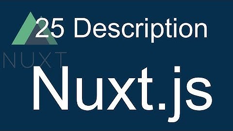 25 Nuxt JS beginner tutorial - Show weather description