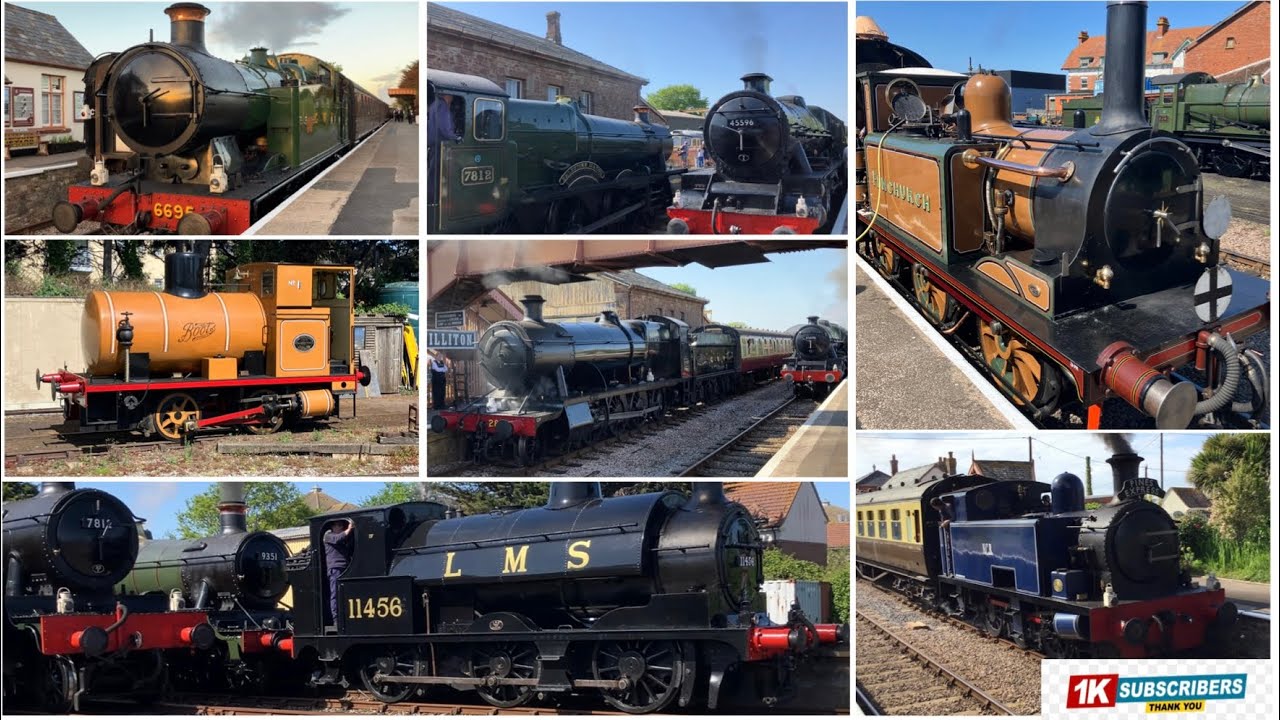 1000 Subscribers Special - West Somerset’s Steam Gala 2025 - 10 Steam Locos at 1 Gala - May 2025