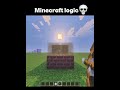 Minecraft LOGIC? 💀 #minecraft #shorts