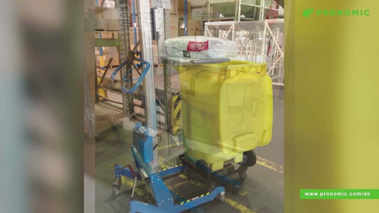 Sackhandhabung - Säcke einfach, leicht, leise und ergonomisch heben - modulare Hebegeräte, Pronomic
