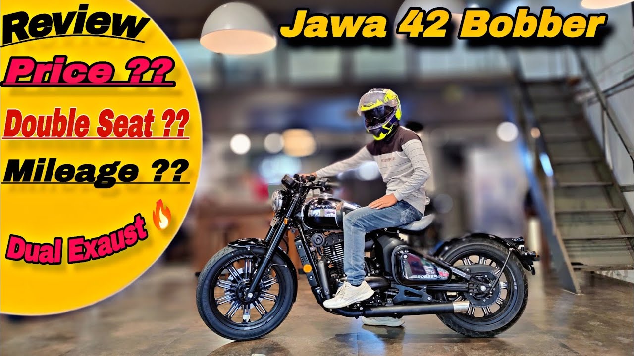 JAWA 42 BOBBER DETAILED REVIEW || Double Seat? | Features, Mileage ...