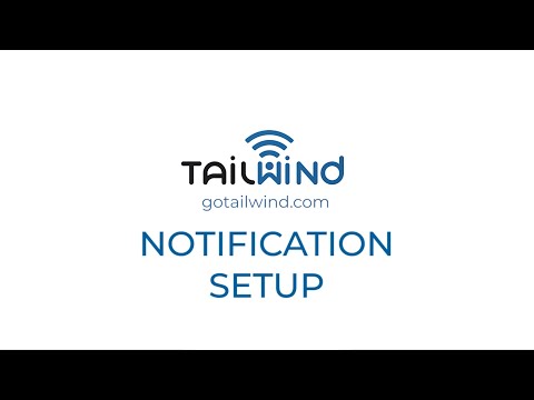 Tailwind iQ3 - How To Set Up Notifications