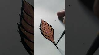 brown leaf #drawing