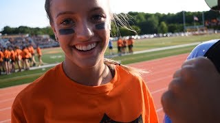 TRICIA'S POWDER PUFF GAME! | INTENSE VLOG