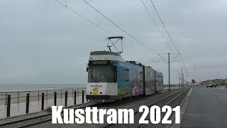 Kusttram (Straßenbahn De Panne - Oostende - Knokke) 2021