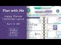 Purple & Teal Spread :: Plan with Me :: Happy Planner Horizontal Layout
