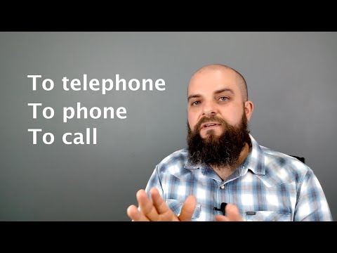 To telephone x to phone x to call | TIPS | Fernando Baldasso | Inglês de uma vez por todas