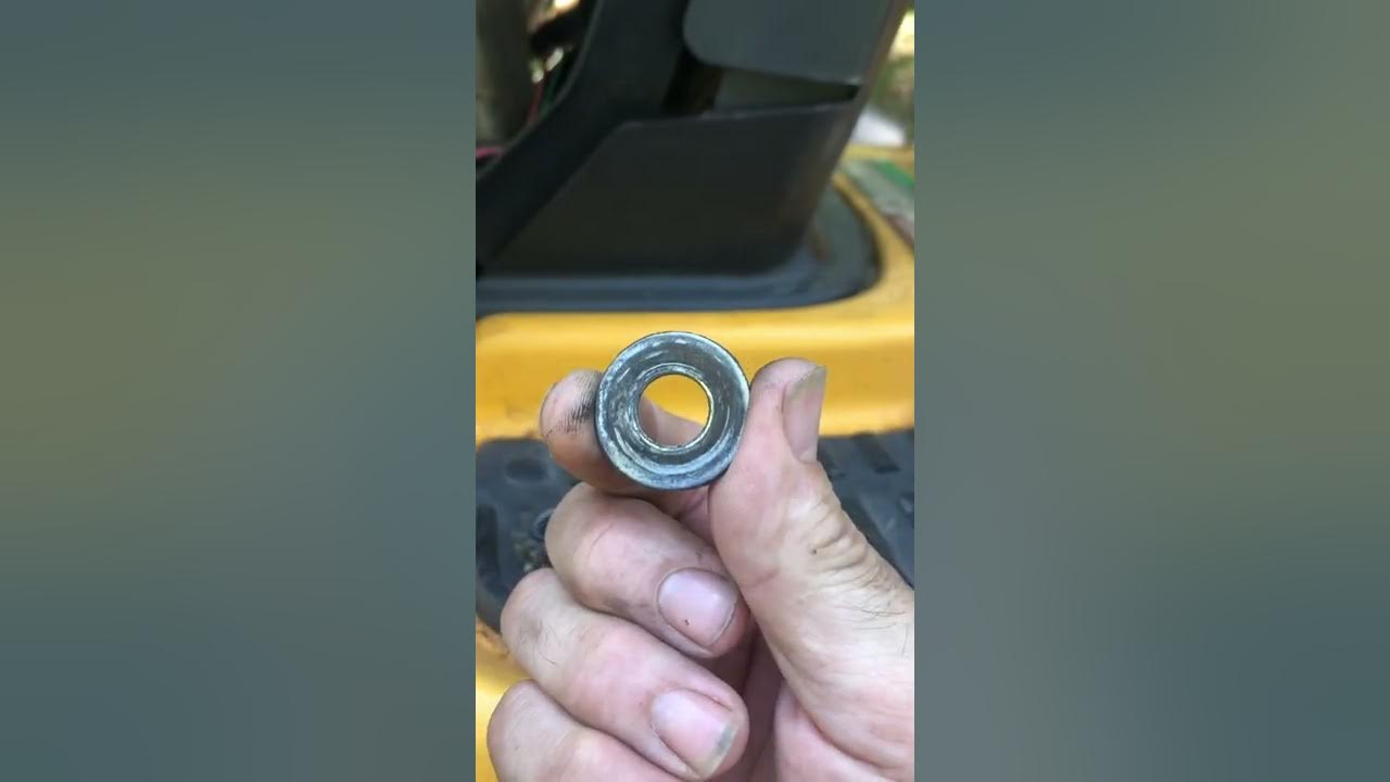 Cub Cadet Steering Gear and Bushing Replacement YouTube