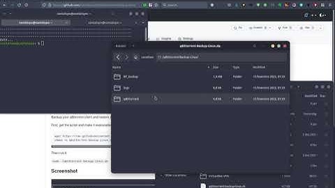 Backup and Restore qBitorrent on Linux (Script)
