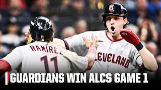 Guardians put up 7 RUNS in ALCS Game 1 win over the Rays 🔥 | ESPN MLB screenshot 1