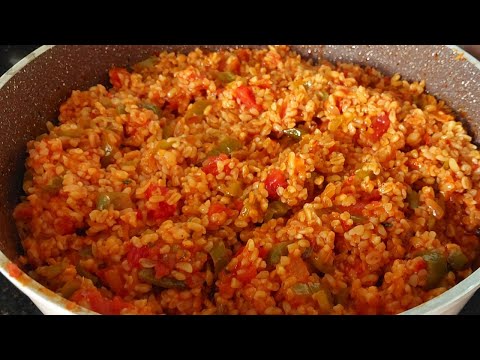 PİLAV ENFES!! - Salçalı Domatesli Sebzeli Bulgur Pilavı Tarifi - Salçalı Bulgur Pilavı Nasıl Yapılır