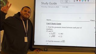 Geometry Unit 9 Study Guide