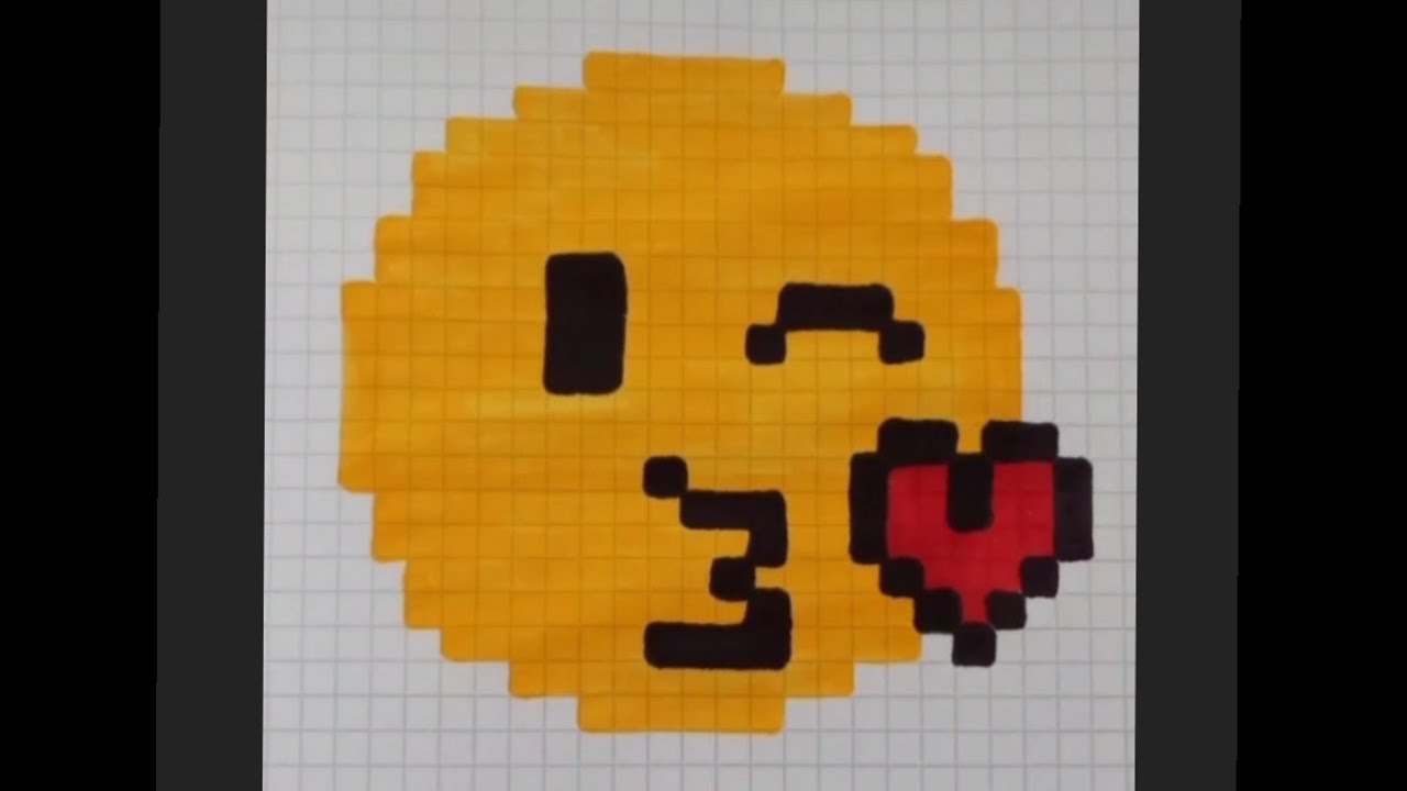 photo Pixel Art Kolay Çizimler cok kolay emoji cizimi pixel art very easy emoji drawing pixel art