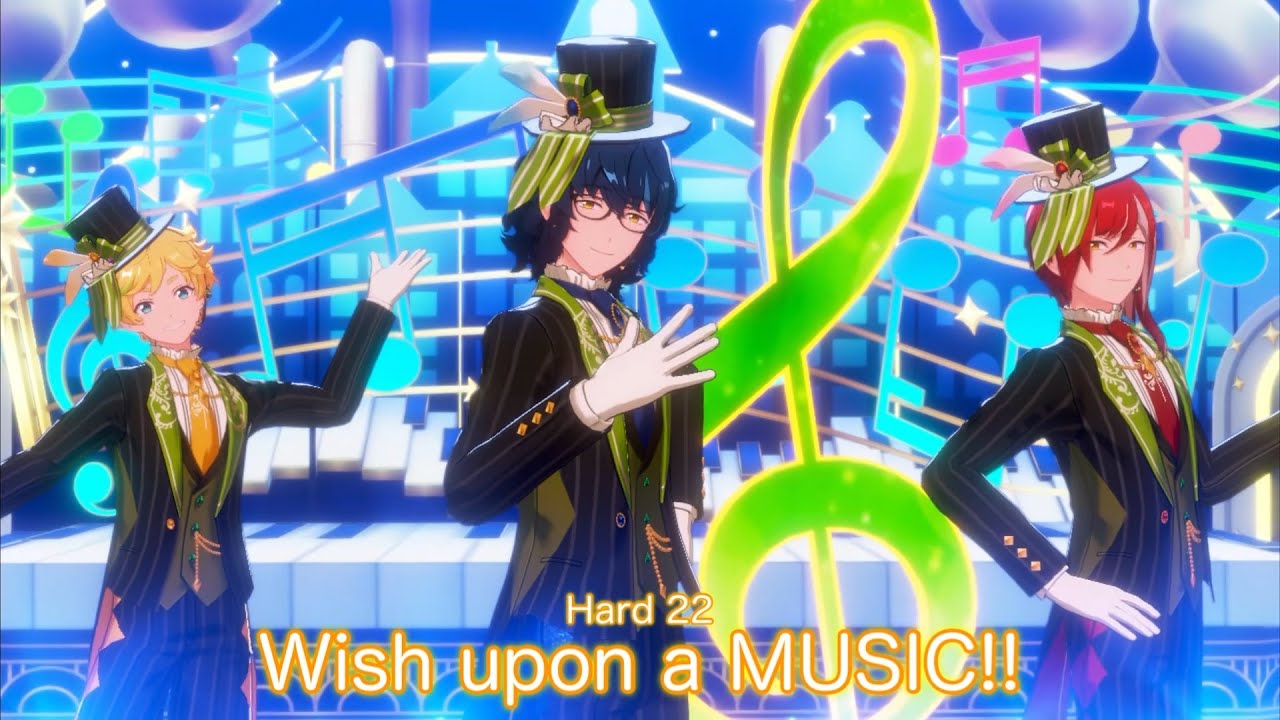 あんスタMusic] Wish upon a MUSIC!! [Hard 22] Perfect Combo - YouTube