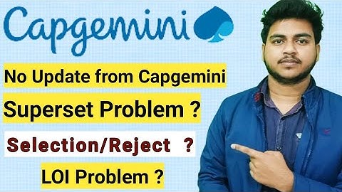 Doubts related to Capgemini LOI |What is Superset Platform ?|Rejection or Selection|Capgemini Doubts