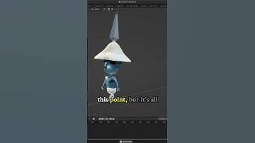 Figuring things out is all part of the process - Smurf Cat meme - low poly 3d  character in Blender
