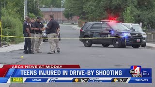 Teens injured in drive-by shooting