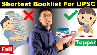 Shortest Booklist for UPSC IAS Exam | UPSC Topper बनने के लिए सबसे छोटी Book list | Gaurav Kaushal