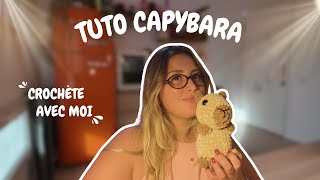 DIY CROCHET : UN CAPYBARA TROP MIGNON À RÉALISER FACILEMENT ✨