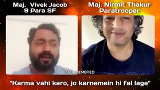 Major Vivek Jacobs Advice For The Youth Must Watch For All Defence Aspirants Ex 9 Para Sf