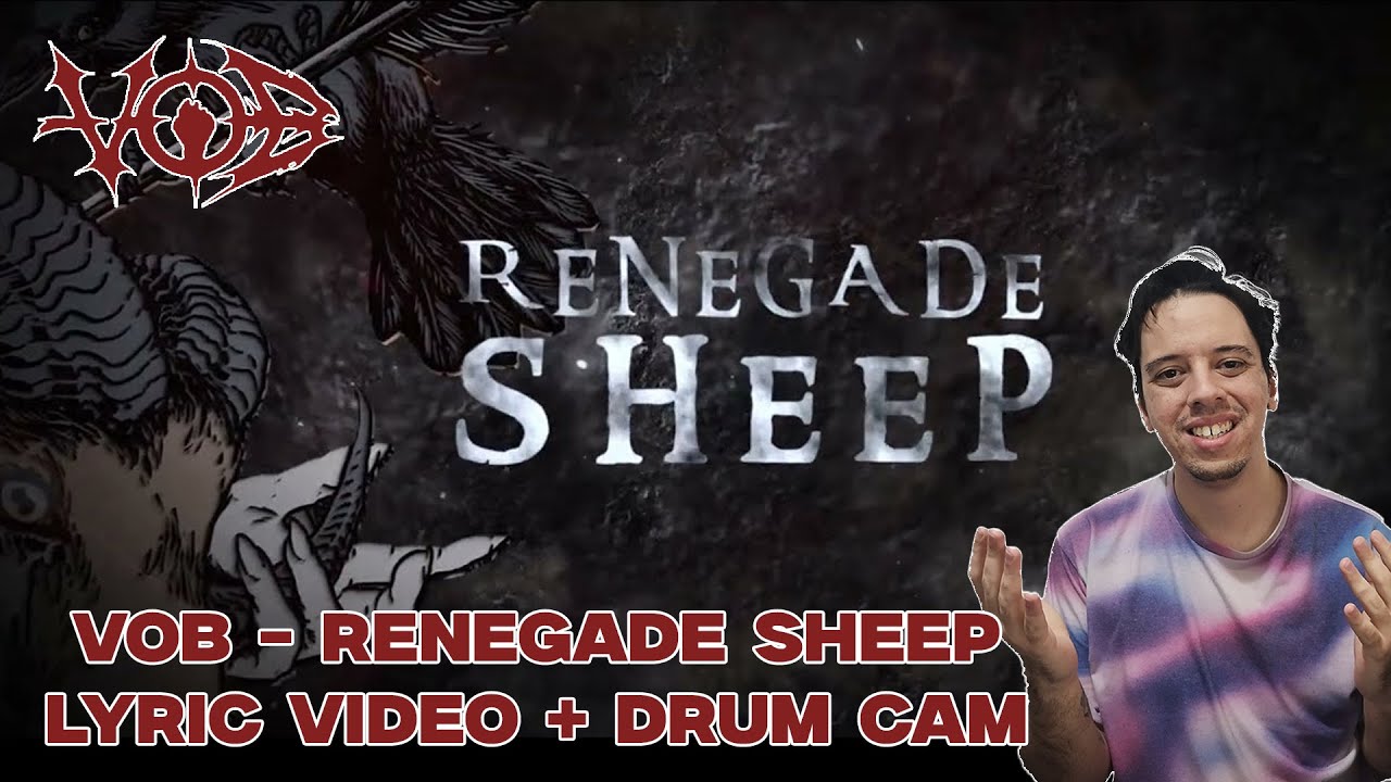 NO RETREAT! First time Reaction to VOB - RENEGADE SHEEP (Official Lyric Video) + Drum CAM