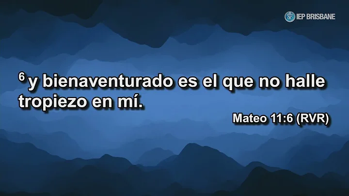 Bienaventurado es el que no halle tropiezo en m - ...