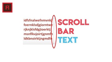 Cara Membuat Scrollbar Text di Adobe Flash Professional