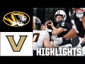 Missouri Tigers Vs Vanderbilt Commodores Full Game Highlights ESPN College Football 