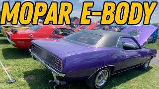 Chrysler E body Car Show | Mopar Cudas and Challengers at the Chrysler Nationals in Carlisle