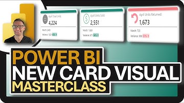 Mastering the New Card Visual: Step-by-Step Tutorial with Reference Labels in PowerBI!